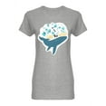 thumbnail image 1 of Save The Wild Oceans Shaped T-Shirt Women -Image by Shutterstock, Female Medium, 1 of 2