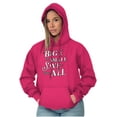 thumbnail image 1 of Save Them All Breast Cancer Awareness Women Plus Size Graphic Pullover Hoodie Brisco Brands 4X, 1 of 3