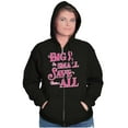 thumbnail image 1 of Save Them All Breast Cancer Awareness Womens Plus Size Graphic Zipper Hoodie Brisco Brands 3X, 1 of 5