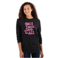 thumbnail image 1 of Save Them All Breast Cancer Awareness Women's Long Sleeve T Shirt Brisco Brands M, 1 of 6