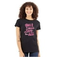 thumbnail image 1 of Save Them All Breast Cancer Awareness Womens Slim Fit Graphic Tee Brisco Brands M, 1 of 5