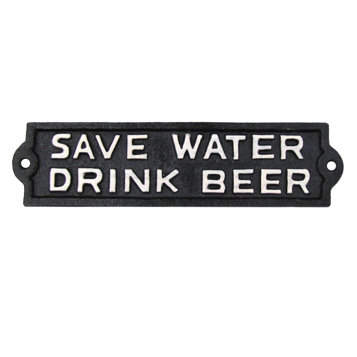 Cast Iron Save Water Drink Beer Novelty Sign Man Cave Garage Bar Pub Wall Decor Cast Iron Save Water Drink Beer Novelty Sign Man Cave Garage Bar Pub Wall Decor