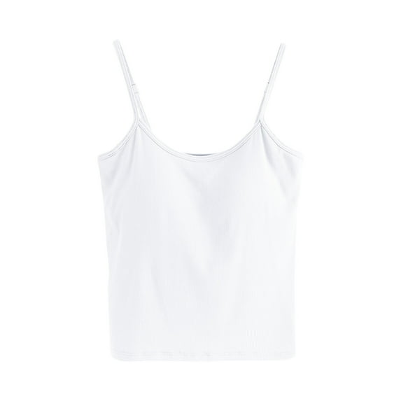 Save On Womens Model Self Bra Tank Tops Sexy Sleeveless Camisoles Pure Basic Camis Loungewear No Underwire Support Push-Up Strapless T-Shirt Bra Workout Sports Padded Underwear