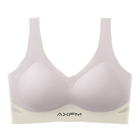 Save On Womens Seamless Bra No Underwire Brassiere Comfort Full Coverage Push Up Bras Beauty Back Smoothing Bralettes Soft Padded Wireless Hide Back Fat Bra