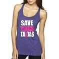 thumbnail image 1 of Save Your Awareness Tri-Blend Racerback Tank Top, Purple Rush, Large, 1 of 3