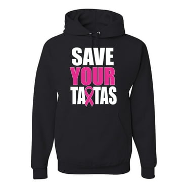 Save Your Awareness Unisex Graphic Hoodie Sweatshirt, Black, Small