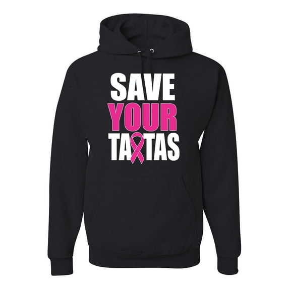 Save Your Awareness Unisex Graphic Hoodie Sweatshirt, Black, Small