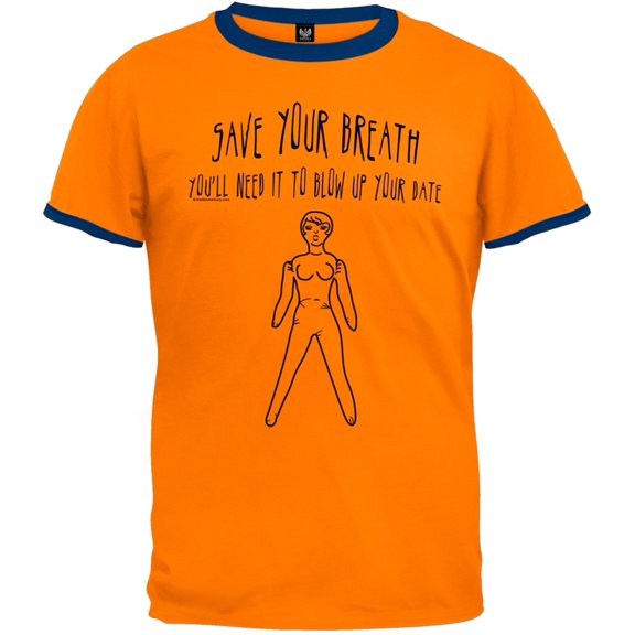 Save Your Breath Ringer T-Shirt - X-Large