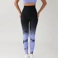 thumbnail image 1 of Save for Spring AXXD Purple Leggings Women Gradient Print Leggings Fitness Running Tight Yoga Pants, 1 of 7