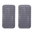 thumbnail image 1 of Save on Storage! Anckoeil Double-sided 80 Compartment Jewelry Storage Hanging Bag Business Card ID Card Dust Storage Bag, 1 of 3