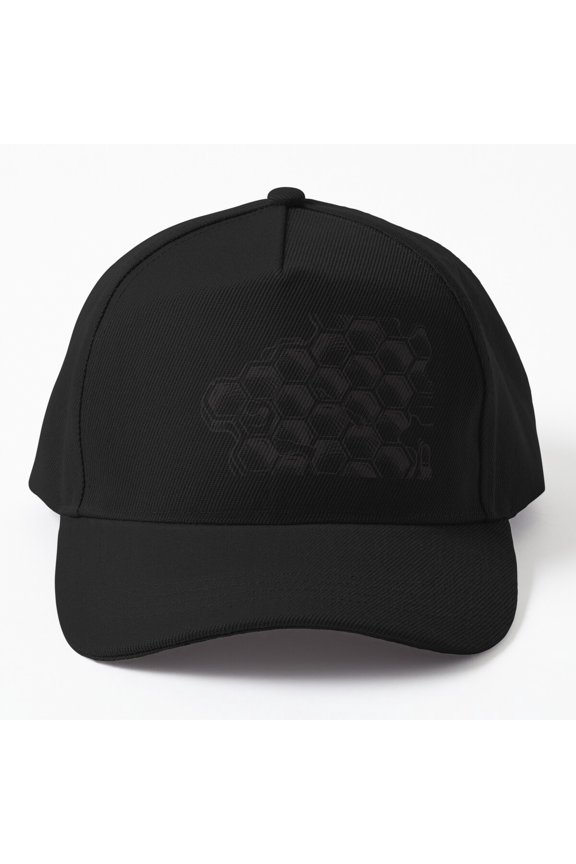 Save the Bees Baseball Hat, Honeycomb Pollinator Conservation Graphic Design, Classic Cap