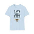 thumbnail image 1 of Save the Bees Gifts, Gildan Unisex Softstyle T-Shirt, Graphic Tee, S-3XL, 1 of 3