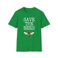 thumbnail image 1 of Save the Bees Gifts, Gildan Unisex Softstyle T-Shirt, Graphic Tee, S-3XL, 1 of 3