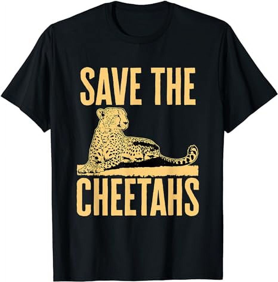 Save the Cheetahs Edo Cheetah Lover Endangered Animals TShirt