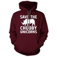 thumbnail image 1 of Save the Chubby Unicorns Hoodie, 1 of 7