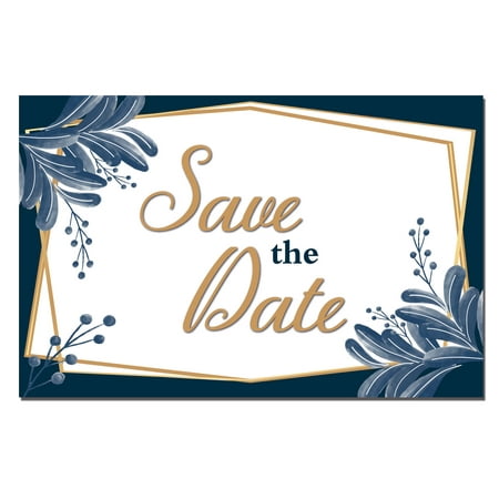 Save the Date Invitations 46 inches, 40 Postcards B17080
