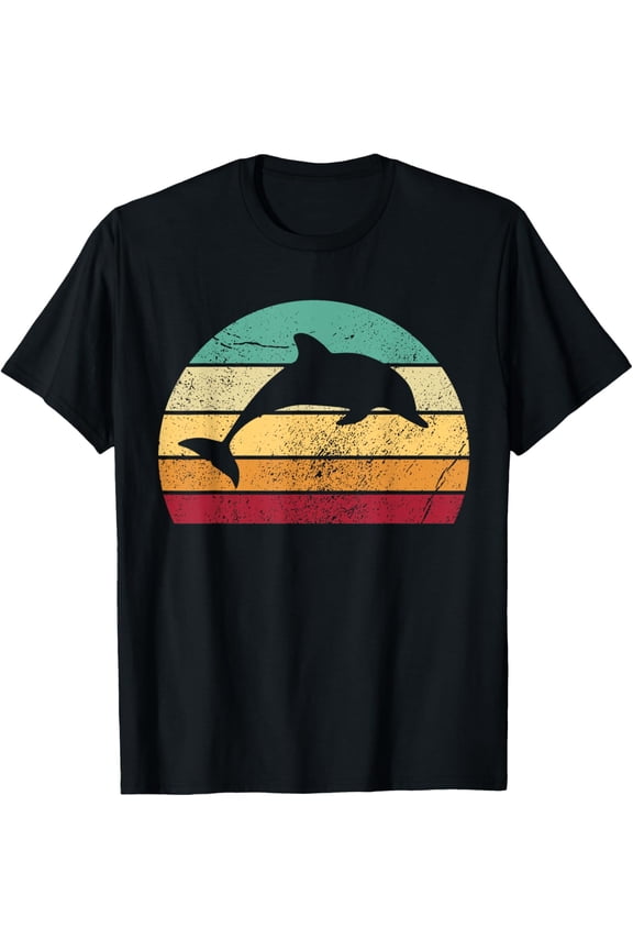 Save the Dolphin - Endangered Species Gift T-Shirt men and women can wear, black, white, gifts