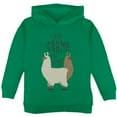 thumbnail image 1 of Save the Drama for Your Llama Pun Toddler Hoodie Green 2T, 1 of 1