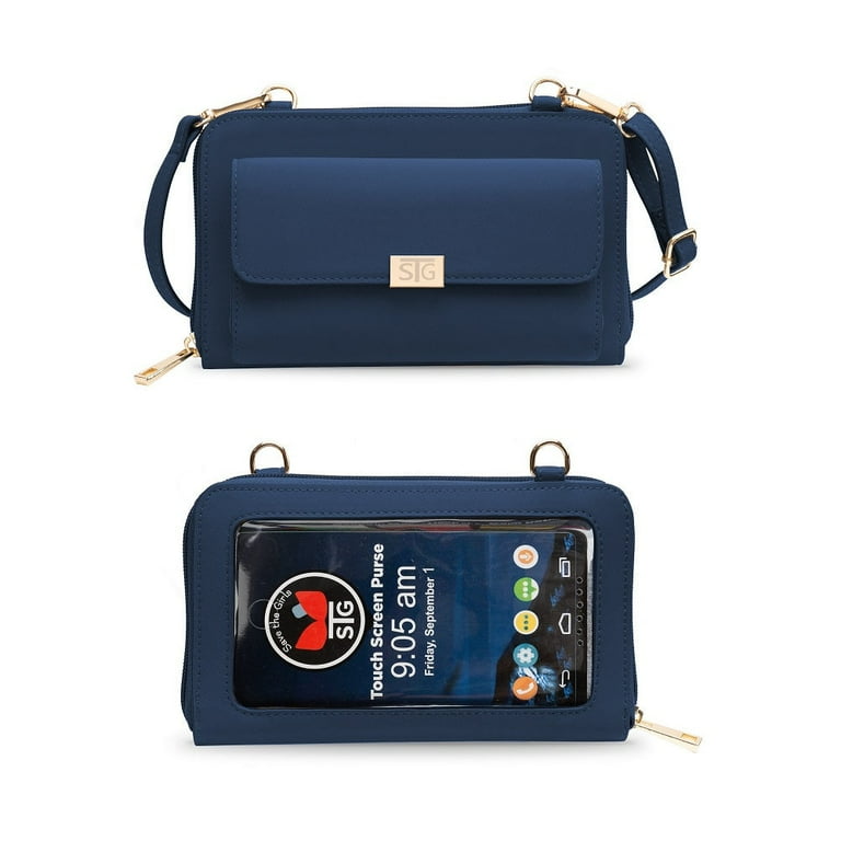 Save the Girls Captiva Crossbody Purse True Navy Blue