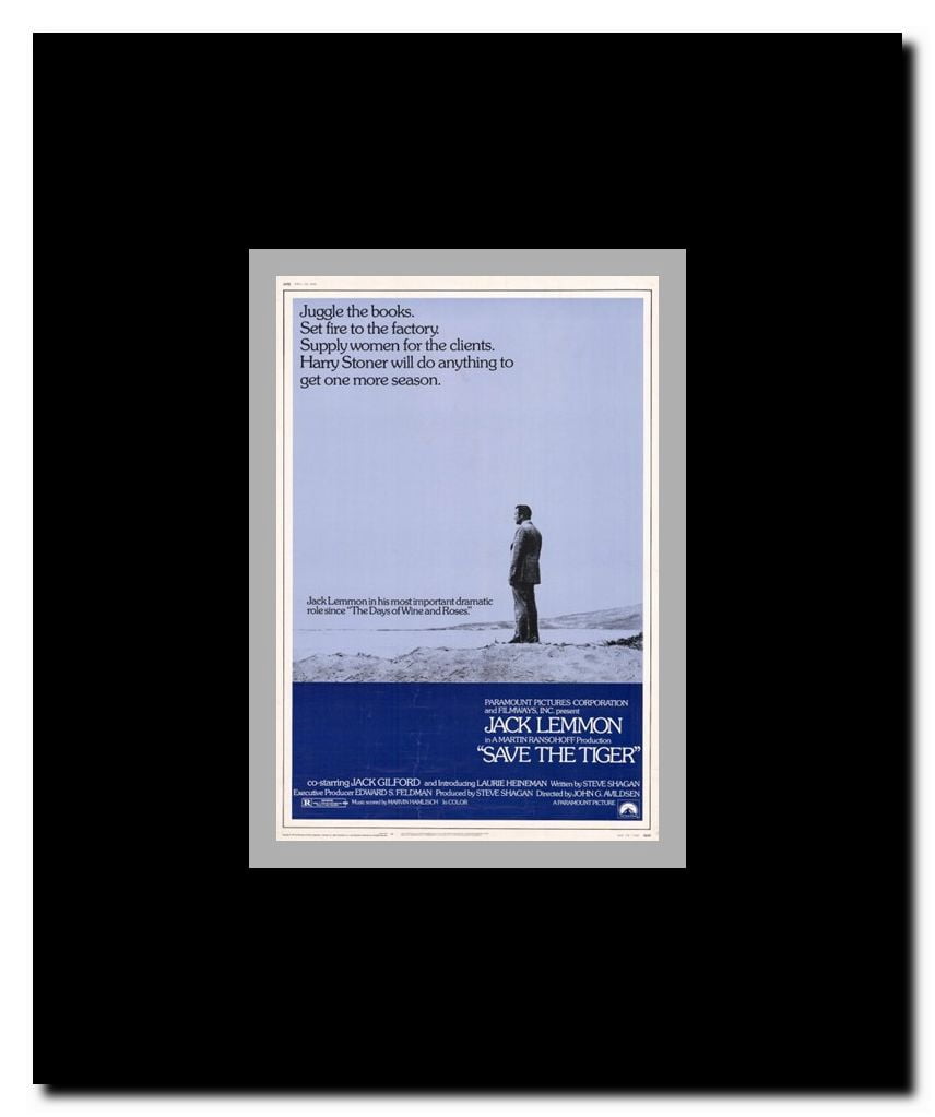 Save the Tiger Framed Movie Poster