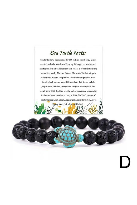 Save the Turtle Eco-Friendly Bracelet - Protect Sea Turtles from Pollution