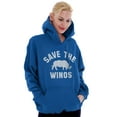 thumbnail image 1 of Save the Winos Rhinoceros Wine Lover Hoodie Sweatshirt Women Brisco Brands M, 1 of 6