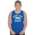 thumbnail image 1 of Save the Winos Rhinoceros Wine Lover Tank Top Tee Shirt Women Brisco Brands M, 1 of 6
