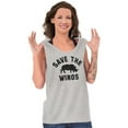 thumbnail image 1 of Save the Winos Rhinoceros Wine Lover Tank Top Tee Shirt Women Brisco Brands X, 1 of 6