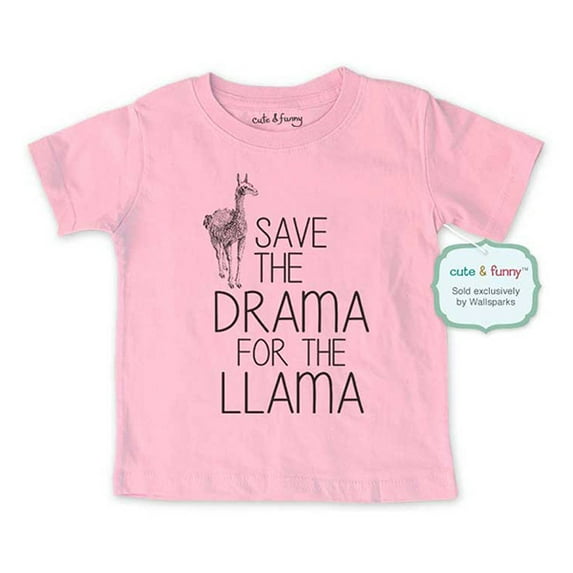 Save the drama for the Llama - wallsparks cute & funny Brand - Soft Infant & Toddler Shirt