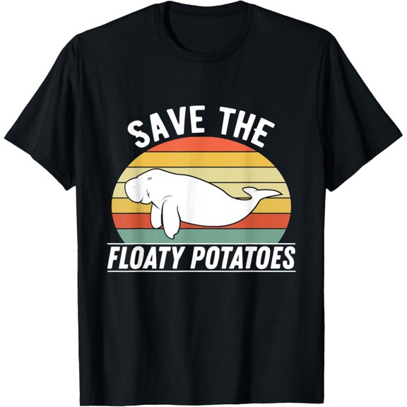 Save the floaty potatoes | Angsty Manatee T-Shirt