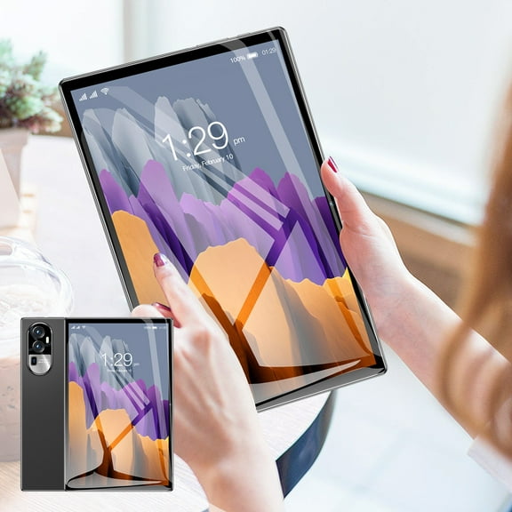 Save up to 50% Skegnu 10.1-inch Tablet Bluetooth Game Learning Tablet Dual SIM Android 4G Call Tablet Gifts for Family 50% Off Clear!