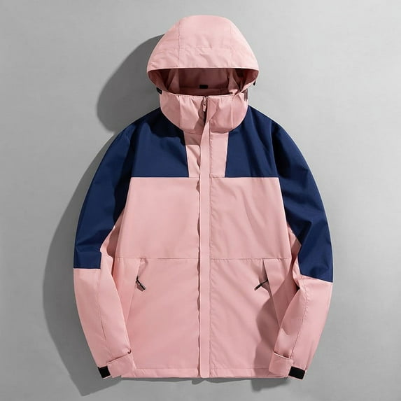 Save up to 50% Women Detachable Cap And Windproof Thick Three-in-one Jacket Outdoor Sports Warm Jacket Rain Coats