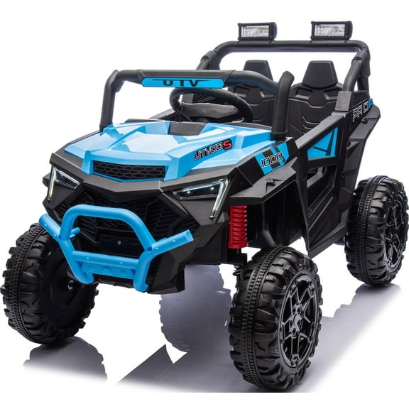 SaveJoy 24 Volt Ride on Toys for Toddlers, 24V Ride on Cars for Big Kids, Electric Car Boys Girls 3-8, Blue