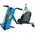 thumbnail image 1 of ORFELD 24V Kids Electric Go Kart,High-Power Battery Ride-On Toy with Safety Belt,Outdoor Drift Cart for Ages 6+,Ideal Gift for Boys & Girls,Blue, 1 of 10