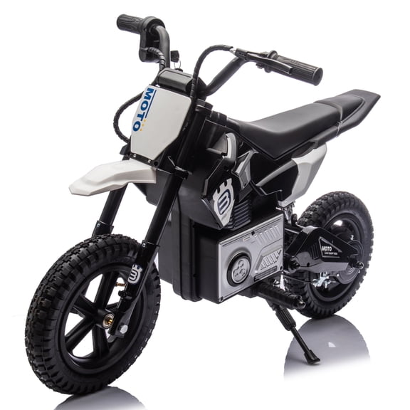 SaveJoy 24V Kids Electric Motorcycle, 200W High-Speed Motor, Ride on Toys for toddlers 5-15, Black