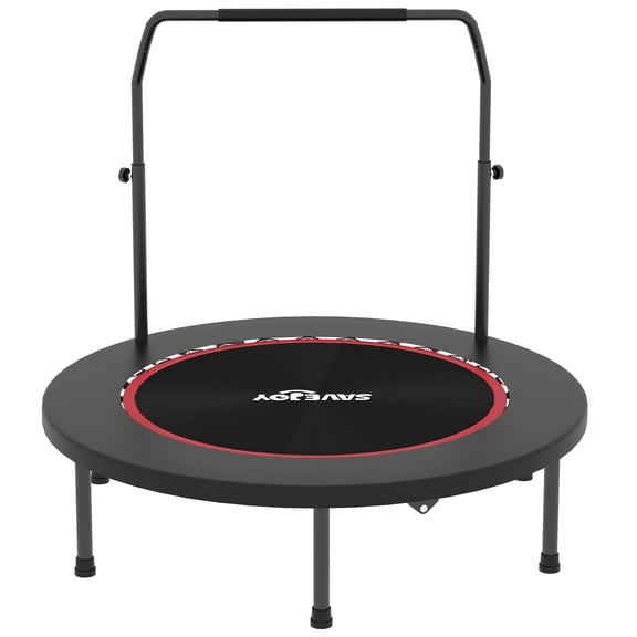 SaveJoy 40'' Rebounder Trampoline for Adults, Mini Trampoline for Adults Kids, Exercise Workout Fitness Trampolines