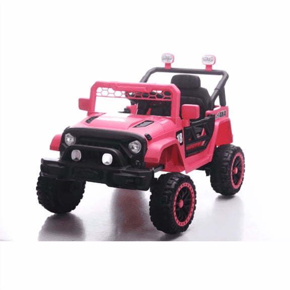 SaveJoy Electric Ride on Car for Kids, 12V Ride on Toy for Toddlers Age 3+ with Remote, Pink