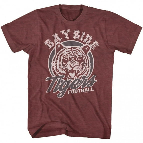 Saved By The Bell Tv Tigers Football Adult Short Sleeve T Shirt