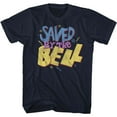 thumbnail image 1 of Saved By The Bell Faded Squiggles Navy Adult T-Shirt 6Xl, 1 of 2