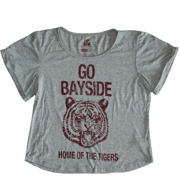 Saved By The Bell Go Bayside Tigers Junior Women's Crop Top (XL)
