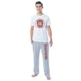 thumbnail image 1 of Saved By The Bell Mens' Bayside Tigers Logo Icon Symbol Sleep Pajama Set, 1 of 6
