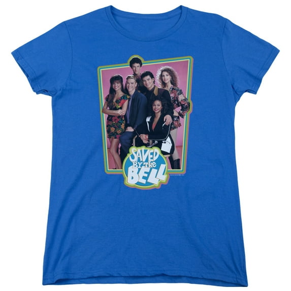 Saved By The Bell Saved Cast Women's T-Shirt Royal Blue