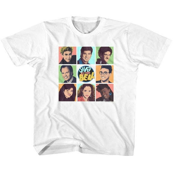 Saved By The Bell Savedbtb White Youth T-Shirt Xl (18-20)
