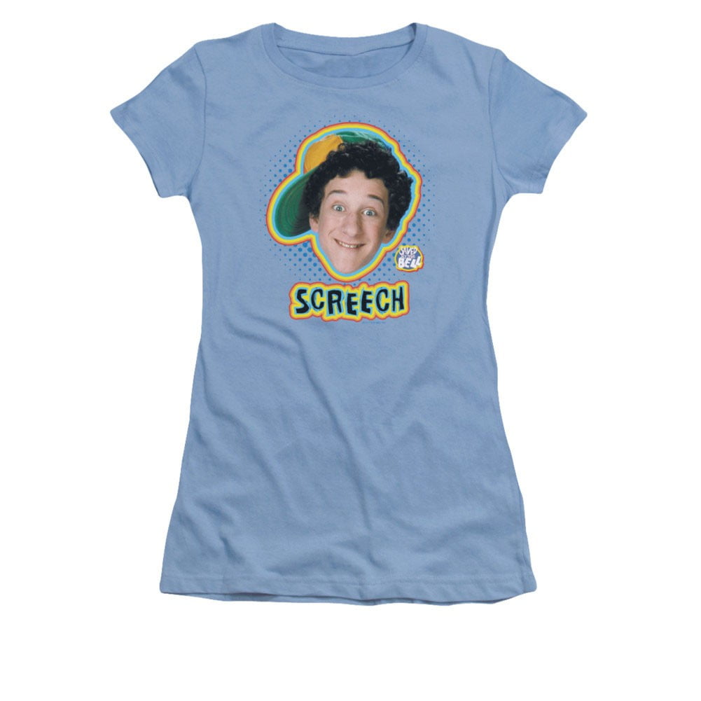 Saved By The Bell Screech Blue Juniors T-Shirt-Large - Walmart.com