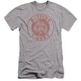 thumbnail image 1 of Saved By The Bell Tigers Premium Adult Slim Fit 30/1 T-Shirt Athletic Heather, 1 of 1