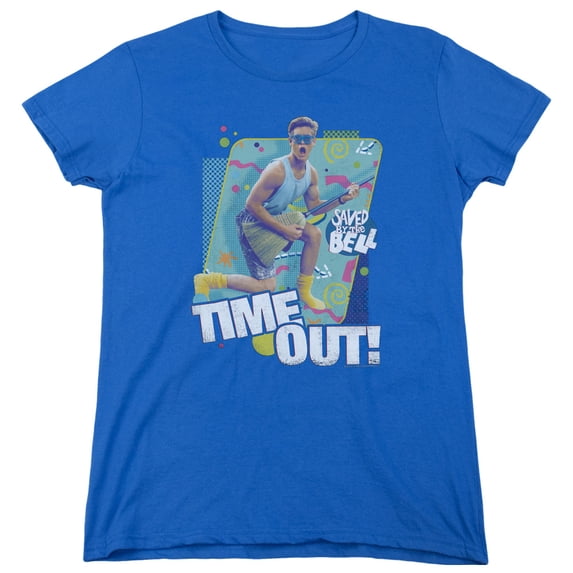 Saved By The Bell Time Out Women's T-Shirt Royal Blue