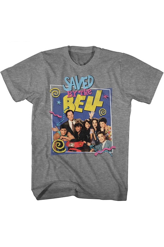 Saved By The Bell Tv Group W/ Belding Adult Short Sleeve T Shirt