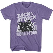 Saved By The Bell Tv Zack Attack 91 Tour Adult Short Sleeve T Shirt