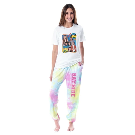 Saved By The Bell Womens' Character Bayside TV Show Sleep Pajama Set