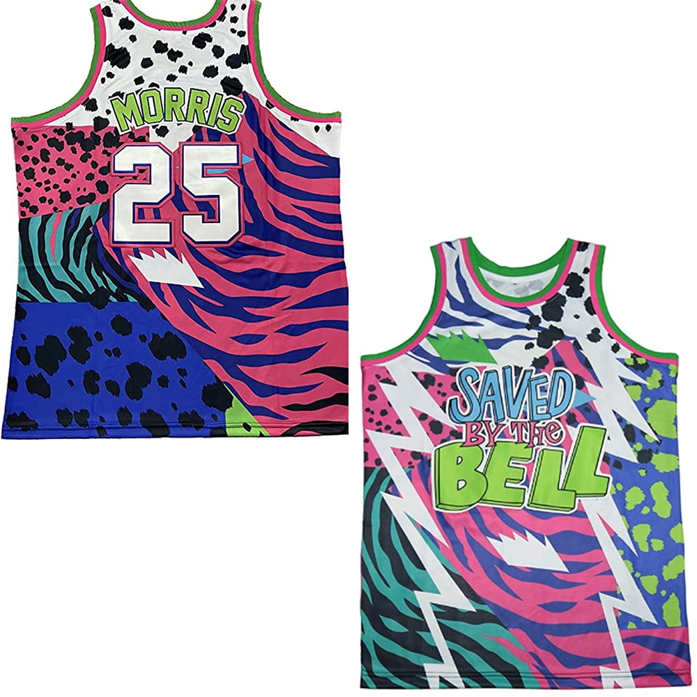 Saved by the Bell 'Zack Morris' Bayside Tigers Basketball Jersey – The  Jersey Nation